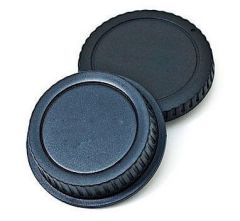 Camera Body Cap and Rear Lens Cap - For Canon EF / EF-S