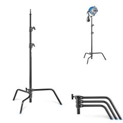 Avenger Black C-Stand Turtle Base with Column 30 A2022DCB