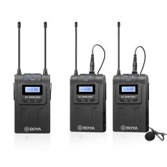 Boya BY-WM8 Pro-K2 UHF Dual-Channel Wireless Microphone System