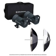 Elinchrom ELC 500/500 Umbrella To Go Kit