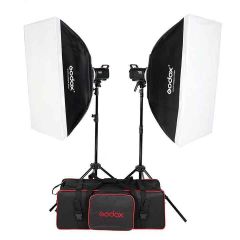 Godox MS 200-V 2 Head Softbox & Stand Kit