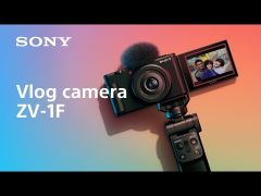 Sony ZV-1F Vlog Camera - White