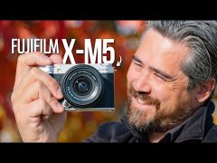 Fujifilm X-M5 Mirrorless Camera Silver + XC15-45mm Lens