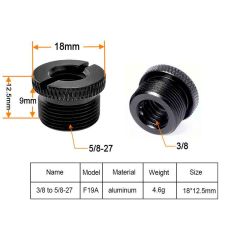 Reducing Adapter Screw 5/8-27 inch to 3/8 inch F19A