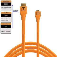 Tethertools TetherPro 4.6m HDMI Micro to HDMI 2.0 Cable