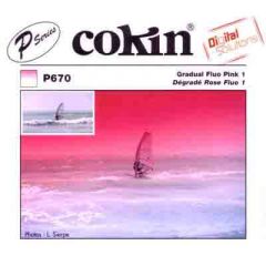 Cokin P670 Graduated Fluorescent Pink 1 Resin Filter