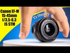 Canon EF-M 15-45mm f/3.5-6.3 IS STM Lens - Kit Version