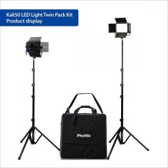Phottix Kali 50 Studio LED Light Twin Kit