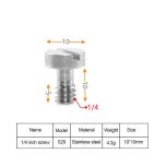 1/4 inch Adapter Screw S29