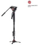 Manfrotto XPRO Video  Monopod with MVH500AH Fluid Video Head - MVMXPRO500