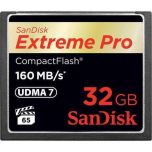 SanDisk 32GB Extreme Pro Compact Flash CF 160MBs Memory Card SDCFXPS-032G