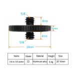 Adapter Screw 1/4 inch Male to 1/4 inch Male Z2