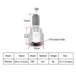 Adapter Screw 12mm Male M6 to 1/4 inch Female