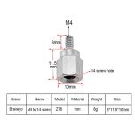 Adapter Screw 8mm Male M4 to 1/4 inch Female