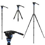 Benro C3883T Carbon Fibre Video Tripod + S6PRO Head