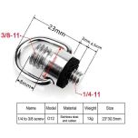 D Ring Screw 1/4-20 Inch and 3/8-16 inch D12