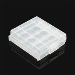 Hard Plastic Holder for AA Batteries Storage Case