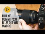 Fujifilm XF 80mm f/2.8 R LM OIS WR Macro Lens NO STOCK