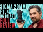 Sigma 20mm f/1.4 DG DN Art Lens for Sony E-Mount