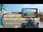 Godox GM6S 5.5 Inch Ultra Bright 4K HDMI Monitor