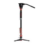 iFootage Cobra 3 CF Monopod with Komodo K5S Fluid Head