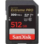 SanDisk 512GB Extreme Pro SD UHS-II 300mb/s Memory Card - SDSDXDK-512G-ANCIN