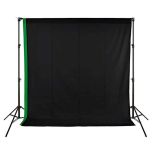 Xlite Standard Background Kit + Black / Chromakey Green 3x3m Muslin