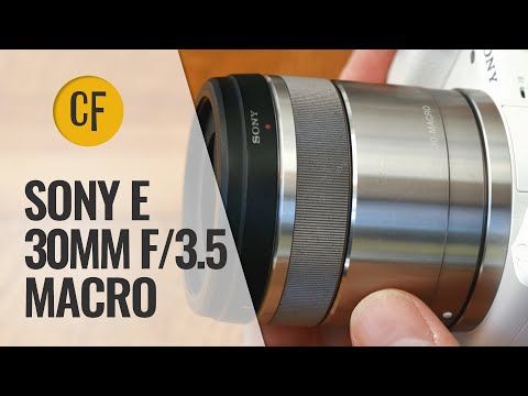 $332 Sony 30mm F/3.5 Macro E-Mount Lens | Buy Cameras Direct Australia