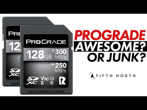 $428 ProGrade Digital 256GB SDXC UHS-II V60 250R Memory Card Twin